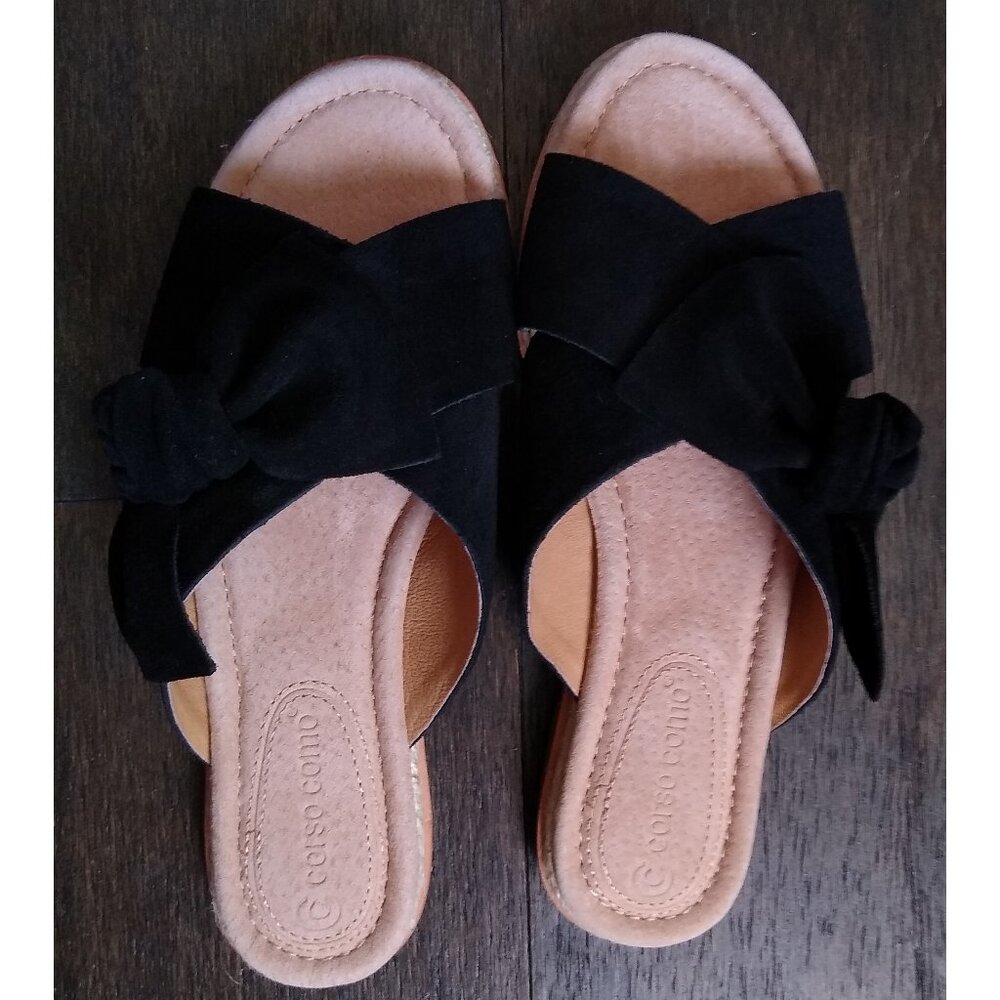 CC Corso Como Glendyll Slide Sandal Black Size 5.5